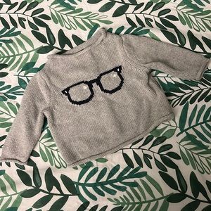 BabyGap glasses sweater